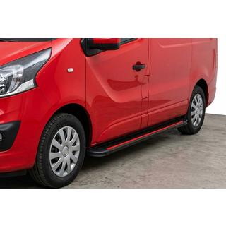 Side steps Maya Red (2 stuks, aluminium) Opel Vivaro 2015–2019 foto 1