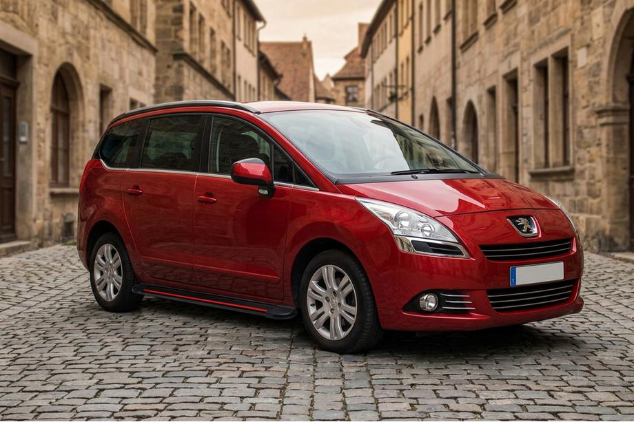 Peugeot 5008 2009–2016 Side steps Maya Red (2 stuks, aluminium) Image