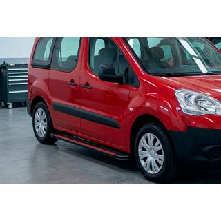 Side steps Maya Red (2 stuks, aluminium) Peugeot Partner Tepee 2008–2018 foto 1