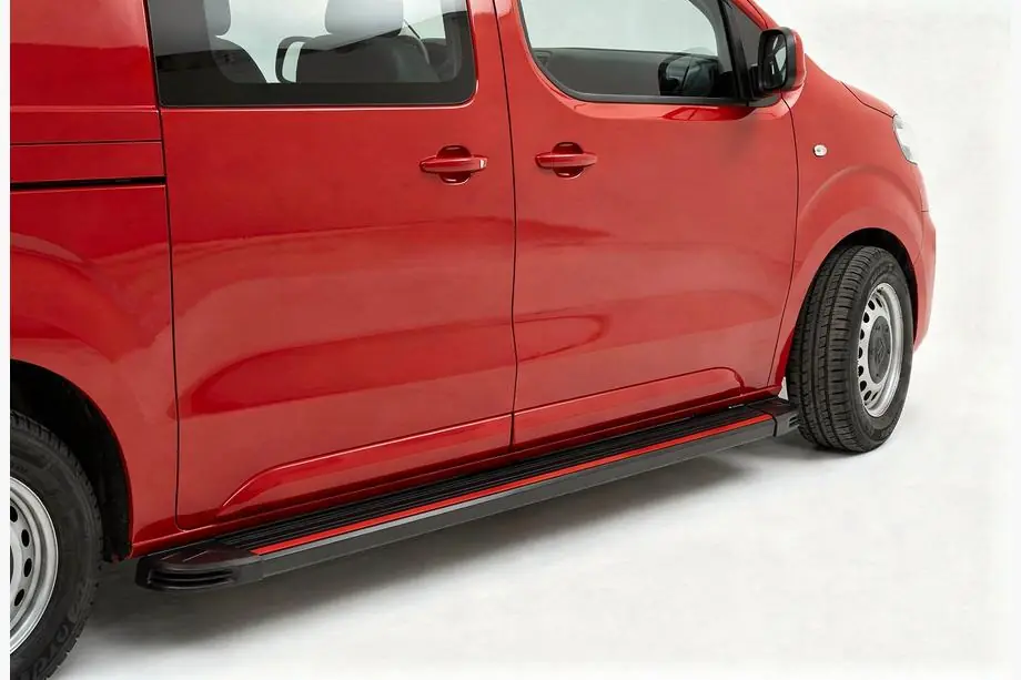 Peugeot Traveller 2017– Side steps Maya Red (2 stuks, aluminium) Image