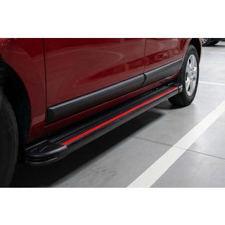 Side steps Maya Red (2 stuks, aluminium) foto 1