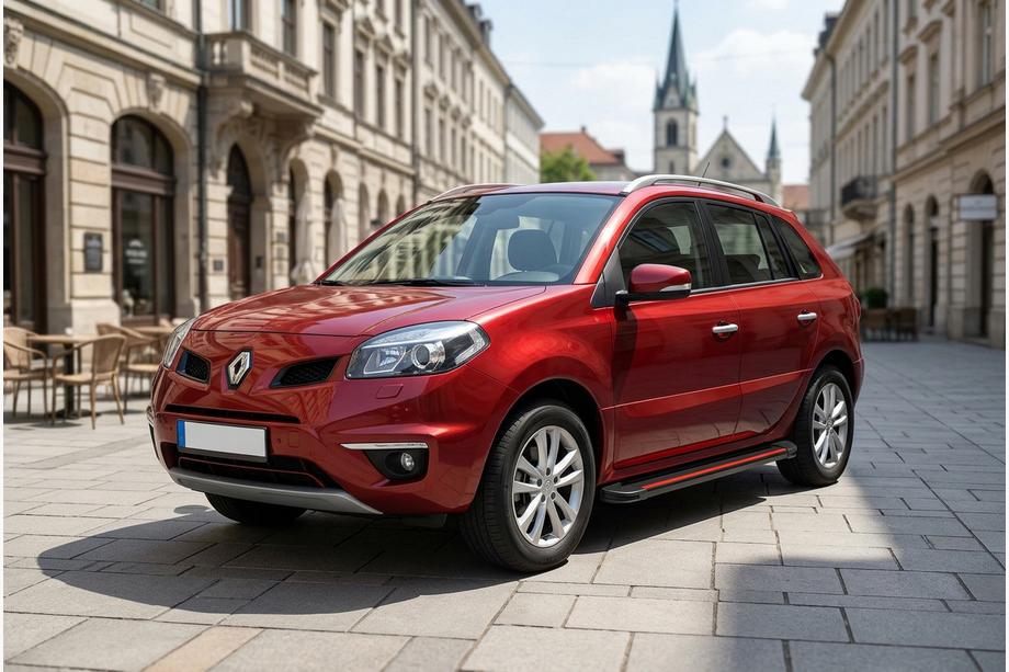 Renault Koleos 2008–2016 Side steps Maya Red (2 stuks, aluminium) Image