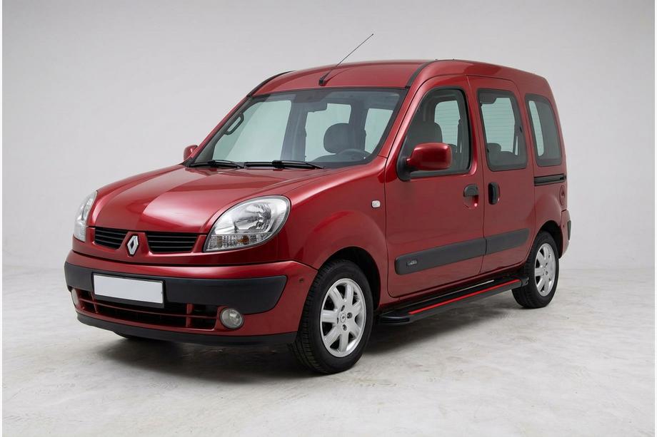 Renault Kangoo 1998–2008 Side steps Maya Red (2 stuks, aluminium) Image