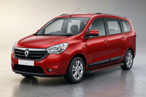 Renault Lodgy 2013–2022 Side steps Maya Red (2 stuks, aluminium) foto 1