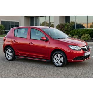 Side steps Maya Red (2 stuks, aluminium) Renault Sandero 2013–2022 foto 1