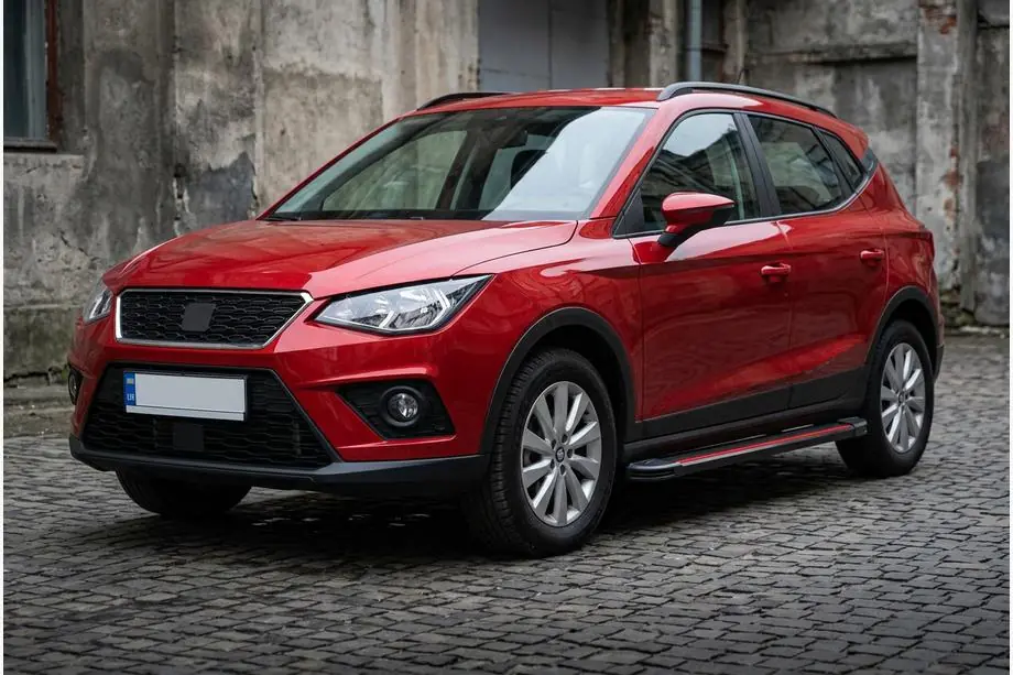 Seat Arona 2017– Side steps Maya Red (2 stuks, aluminium) Image