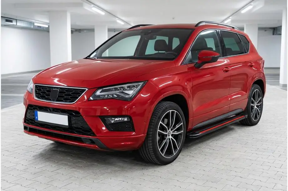 Seat Ateca 2016– Side steps Maya Red (2 stuks, aluminium) Image