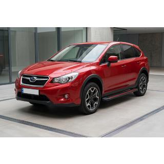 Side steps Maya Red (2 stuks, aluminium) Subaru XV 2011–2017 foto 1