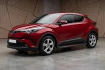 Toyota C-HR 2016–2023 Side steps Maya Red (2 stuks, aluminium) foto 1