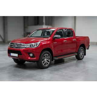 Side steps Maya Red (2 stuks, aluminium) Toyota Hilux 2015– foto 1