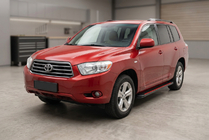 Toyota Highlander 2008–2013 Side steps Maya Red (2 stuks, aluminium) foto 1