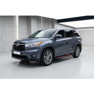 Side steps Maya Red (2 stuks, aluminium) Toyota Highlander 2013–2019 foto 1