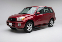 Toyota Rav 4 2001–2005 Side steps Maya Red (2 stuks, aluminium) foto 1