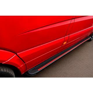 Side steps Maya Red (2 stuks, aluminium) foto 4