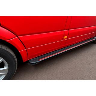 Side steps Maya Red (2 stuks, aluminium) foto 2