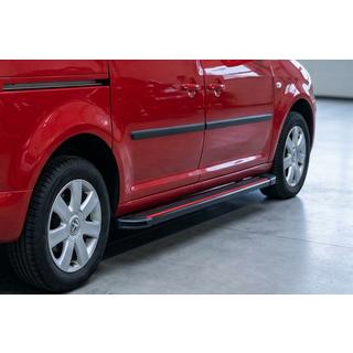 Side steps Maya Red (2 stuks, aluminium) foto 1