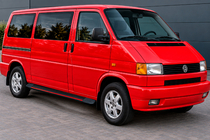 Volkswagen T4 Transporter 1990–2003 Side steps Maya Red (2 stuks, aluminium) Lange wielbasis foto 1