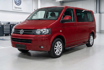 Volkswagen T5 2010–2015 Side steps Maya Red (2 stuks, aluminium) foto 1