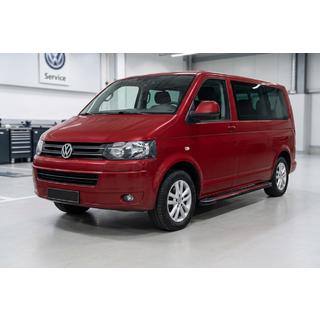 Side steps Maya Red (2 stuks, aluminium) Volkswagen T5 2010–2015 foto 1