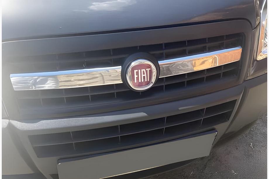 Fiat Doblo I 2005–2010 Grille sierlijsten (2-delig, RVS) Carmos - Turks staal Image