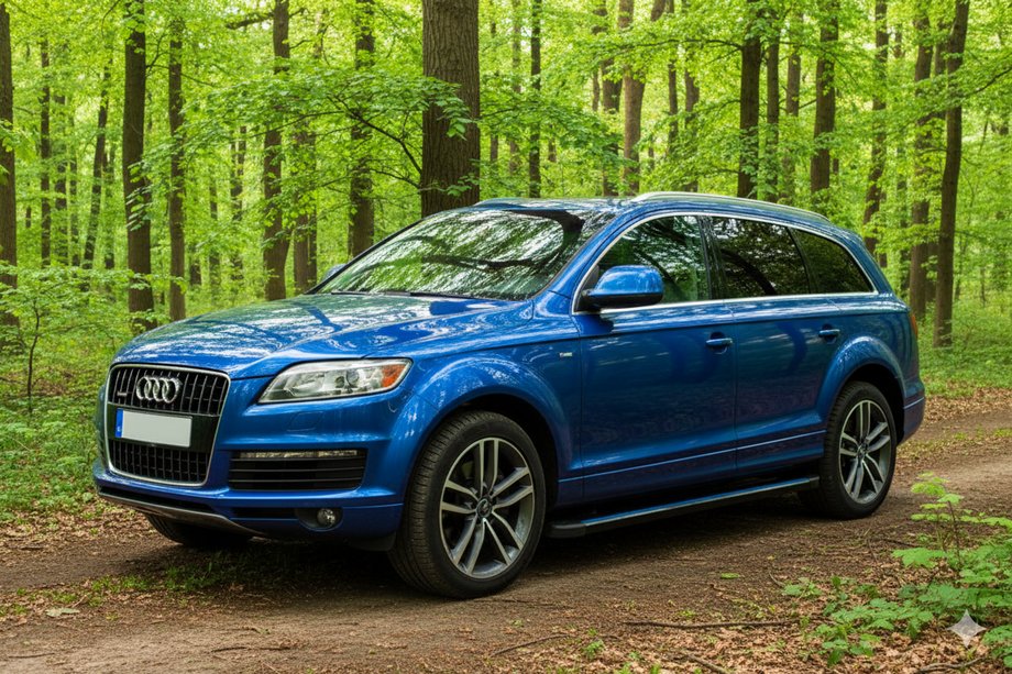 Audi Q7 2005–2015 Maya Blue sidesteps (2 stuks, aluminium) Image