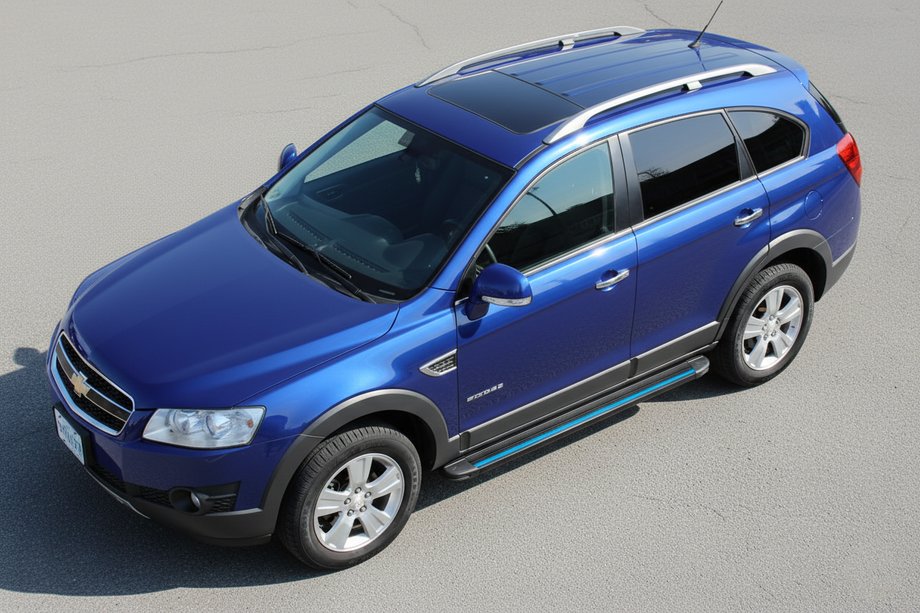 Chevrolet Captiva 2006–2019 Maya Blue zijtreden (2 stuks, aluminium) 2016-2019 Image