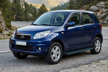 Daihatsu Terios 2006–2017 Maya Blue sidesteps (2 stuks, aluminium) foto 1