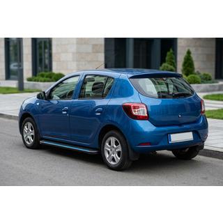 Maya Blue sidesteps (2 stuks, aluminium) Dacia Sandero 2013–2020 foto 1