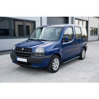Maya Blue sidesteps (2 stuks, aluminium) Fiat Doblo I 2001–2005 foto 1
