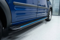 Ford Connect 2010–2013 Maya Blue sidesteps (2 stuks, aluminium) Maxi basis foto 1