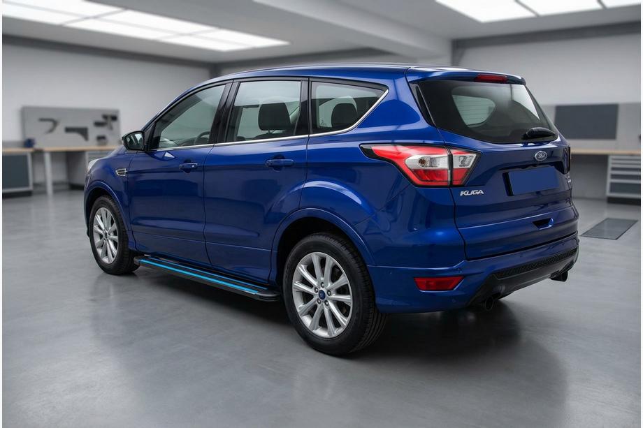 Ford Kuga/Escape 2013–2019 Maya Blue zijtreden (2 stuks, aluminium) Image