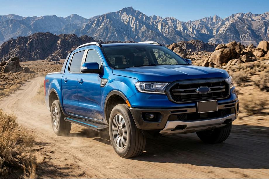 Ford Ranger 2011–2022 Maya Blue sidesteps (2 stuks, aluminium) Image
