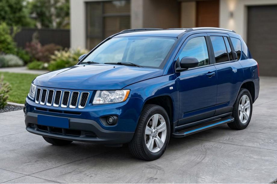 Jeep Compass 2006–2016 Maya Blue sidesteps (2 stuks, aluminium) Foto 1