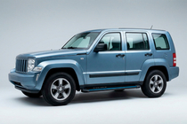 Jeep Cherokee/Liberty 2007–2013 Maya Blue sidesteps (2 stuks, aluminium) foto 1