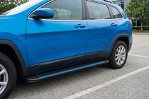 Jeep Cherokee KL 2013– Maya Blue sidesteps (2 stuks, aluminium) foto 1