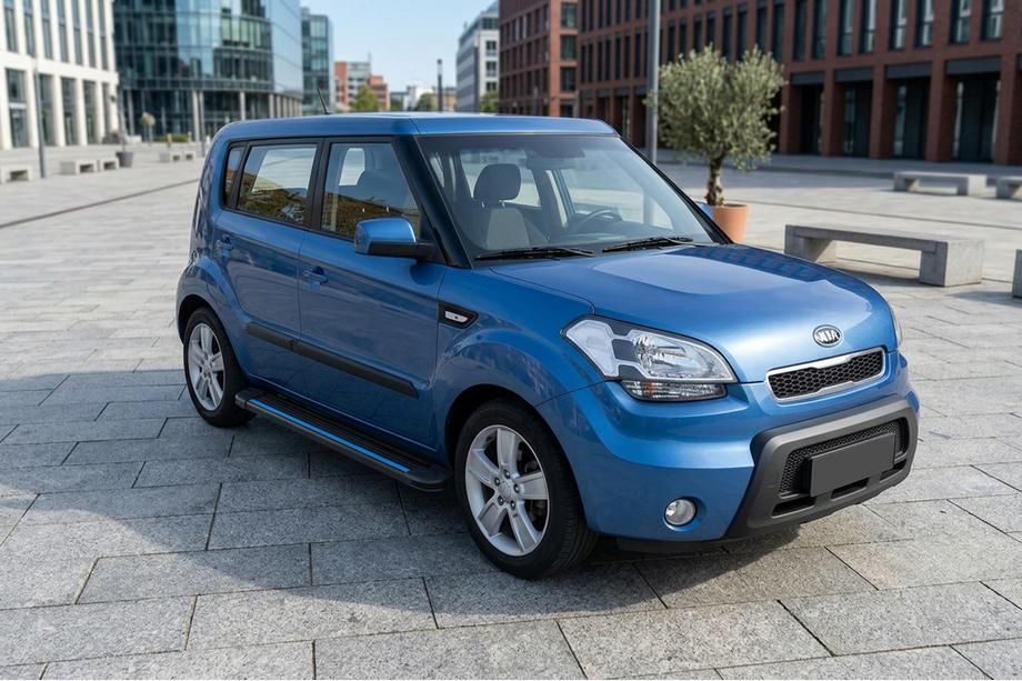 Kia Soul I 2008–2013 Maya Blue sidesteps (2 stuks, aluminium) Image