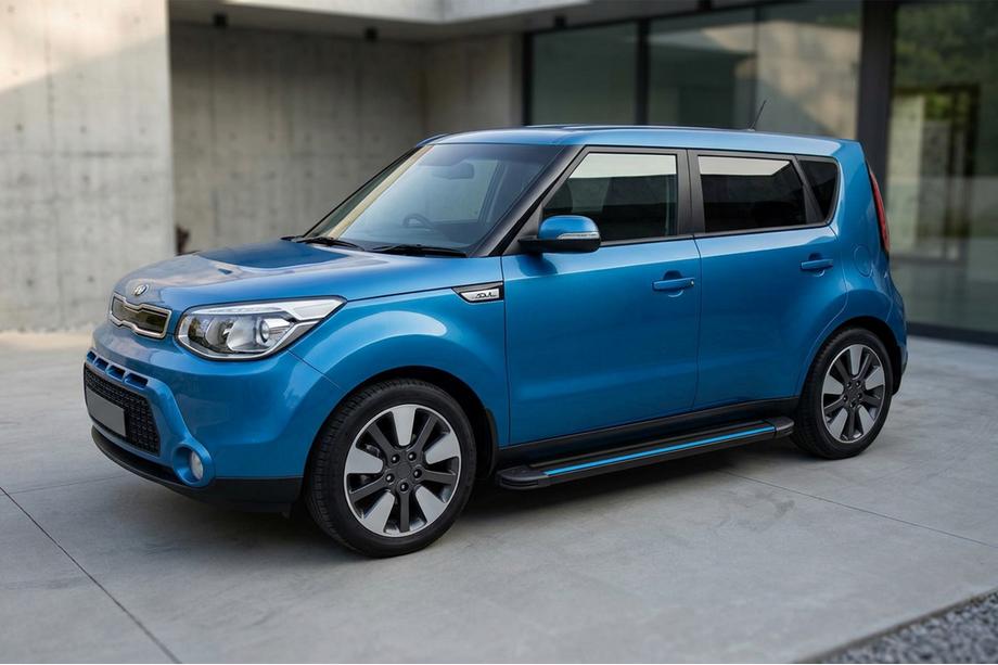 Kia Soul II 2013–2018 Maya Blue sidesteps (2 stuks, aluminium) Image