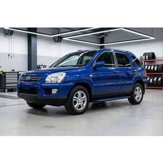 Maya Blue sidesteps (2 stuks, aluminium) Kia Sportage 2004–2010 foto 1