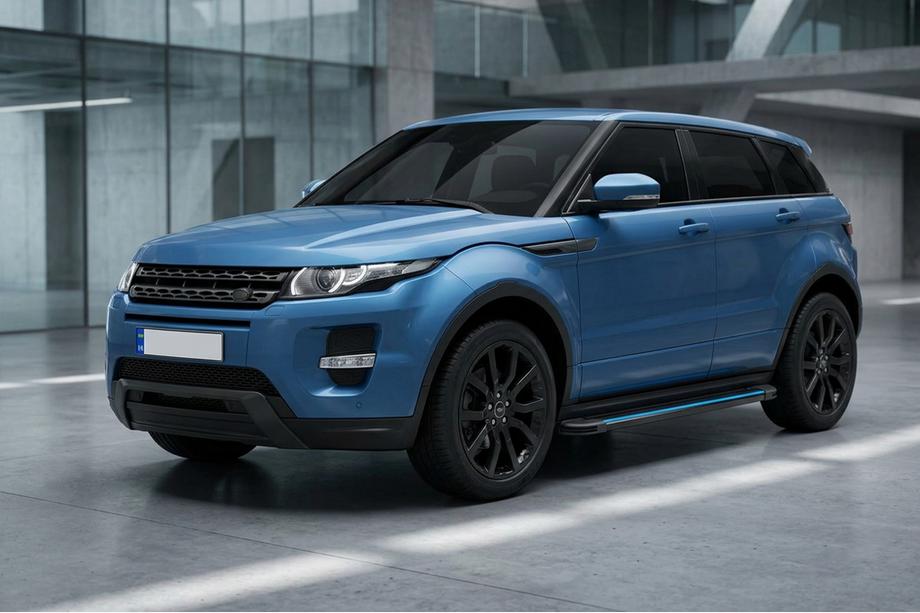 Range Rover Evoque 2012–2018 Maya Blue sidesteps (2 stuks, aluminium) Image