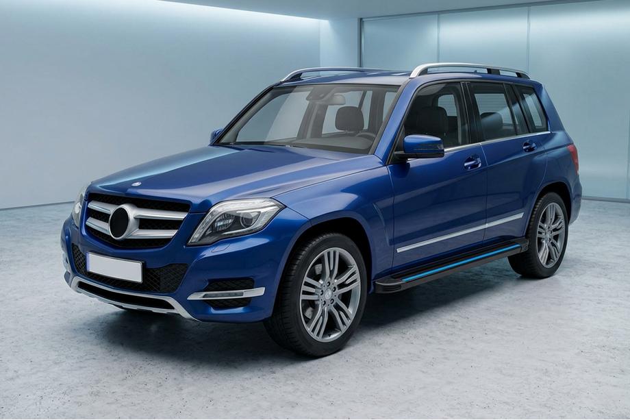 Mercedes GLK-klasse X204 2008–2015 Maya Blue sidesteps (2 stuks, aluminium) Image