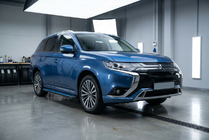 Mitsubishi Outlander 2012–2021 Maya Blue sidesteps (2 stuks, aluminium) foto 1