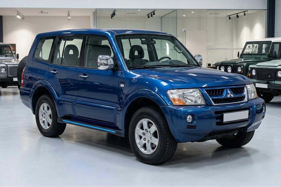 Mitsubishi Pajero Wagon III 1999–2006 Maya Blue sidesteps (2 stuks, aluminium) Image
