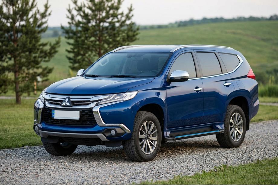 Mitsubishi Pajero Sport 2015– Maya Blue sidesteps (2 stuks, aluminium) Image