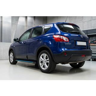 Zijtreden Maya Blue-Black (2 st., aluminium) Nissan Qashqai 2007–2010 foto 1