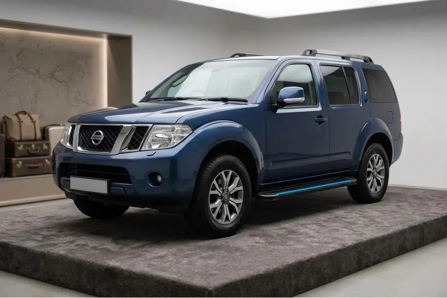 Nissan Pathfinder R51 2005–2014 Maya Blue sidesteps (2 stuks, aluminium) Image