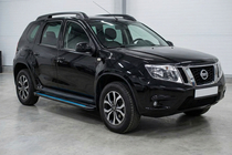 Nissan Terrano 2014– Maya Blue sidesteps (2 stuks, aluminium) foto 1