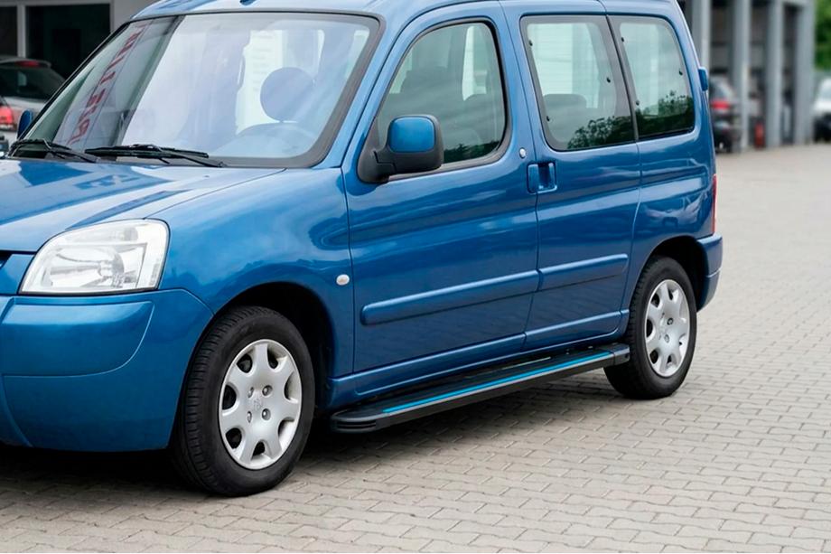 Peugeot Partner 1996–2008 Maya Blue sidesteps (2 stuks, aluminium) Image