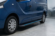 Renault Trafic 2015– Zijtreden Maya Blue-Black (2 st., aluminium) Lange wielbasis foto 1