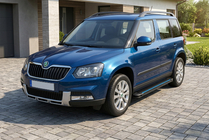 Skoda Yeti 2009–2017 Maya Blue sidesteps (2 stuks, aluminium) foto 1