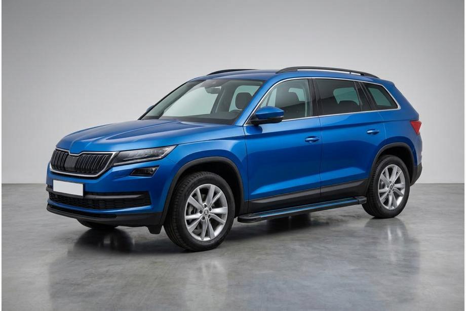 Skoda Kodiaq 2016–2023 Maya Blue sidesteps (2 stuks, aluminium) Image